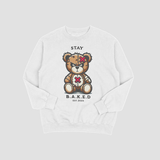 "Stay B.A.K.E.D Teddy Bear" Sweater