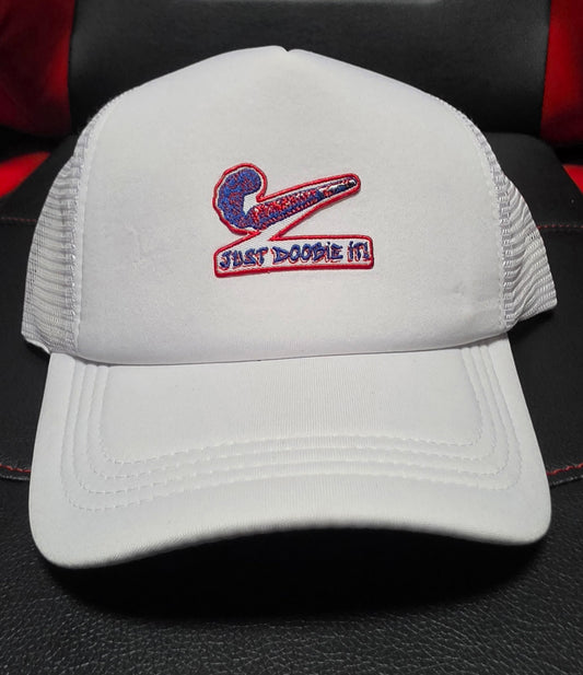 White "All American Doobie" Trucker Hat