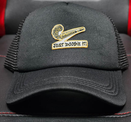 Blacked Out "Black N Gold Doobie" Trucker Hat